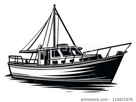 pirate ship  119825876