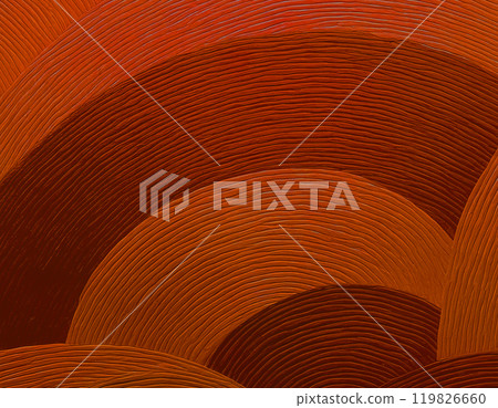 日本紙紋理圖像素材圓形圖案橙色 119826660