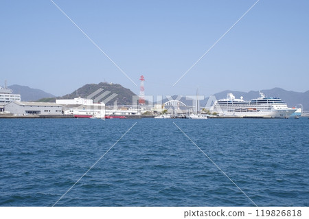 從本品名眺望廣島港 119826818