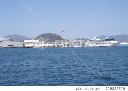 View of Hiroshima Port from Motoujina 119826819
