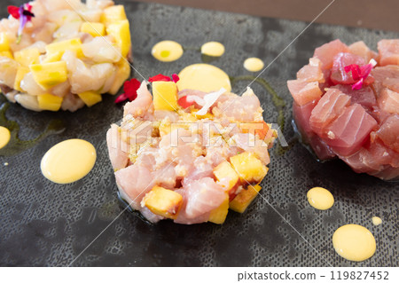 美味的法式韃靼魚 美味的法式韃靼魚 119827452