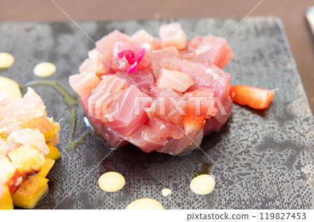 美味的法式韃靼魚 美味的法式韃靼魚 119827453