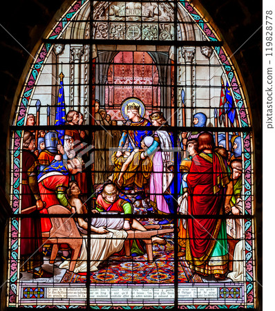 Saint Jacques church, Compiegne, France, interiors 119828778