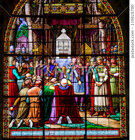 Saint Jacques church, Compiegne, France, interiors Saint Jacques church, Compiegne, France, interiors 119828780