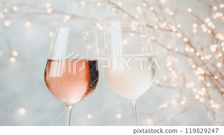 The concept of winemaking, enjoying wine drinks The concept of winemaking, enjoying wine drinks 119829247