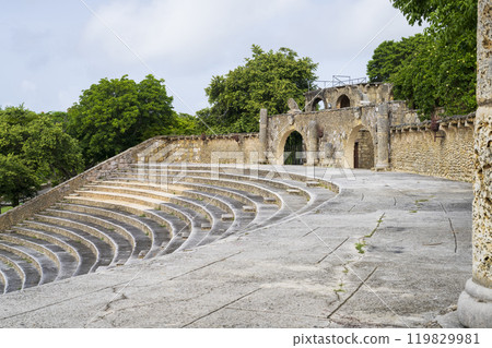 Details view of Altos de Chavon amphitheater Details view of Altos de Chavon amphitheater 119829981