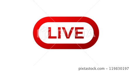 Online live stream logo. Online live stream logo. 119830197