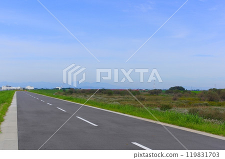 埼玉縣佐手市江戶川自行車道 2024 年 10 月 埼玉縣佐手市江戶川自行車道 2024 年 10 月 119831703