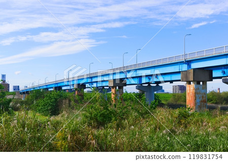 千葉縣流山市流山橋 2024 年 10 月 119831754