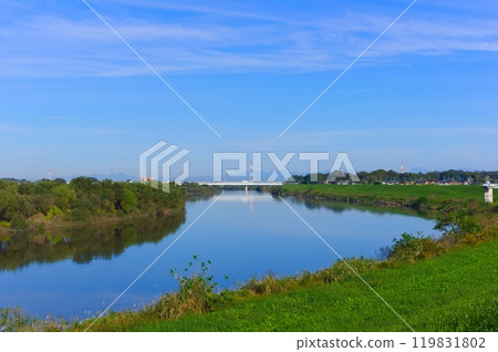 Edogawa Cycling Road, Noda City, Chiba Prefecture October 2024 119831802