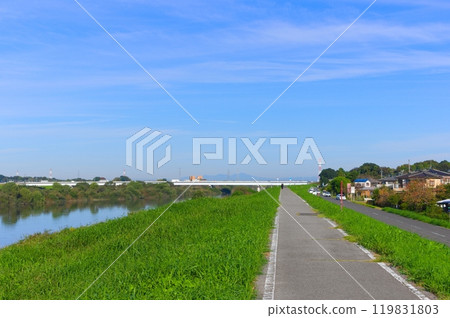 Edogawa Cycling Road, Noda City, Chiba Prefecture October 2024 119831803