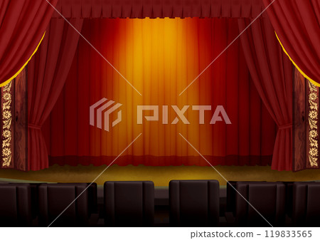 Background: Gorgeous concert hall Background: Gorgeous concert hall 119833565