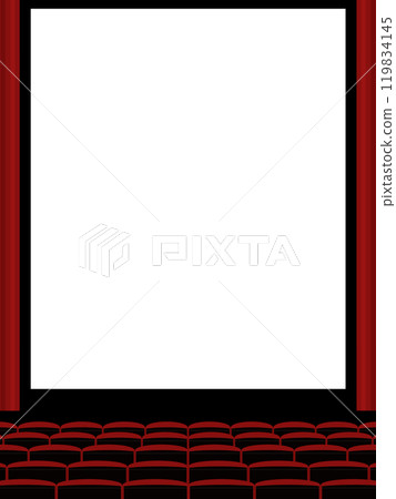 Theater-style copy space 119834145