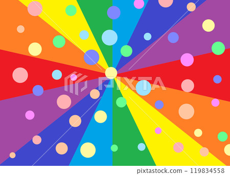 Rainbow color 119834558