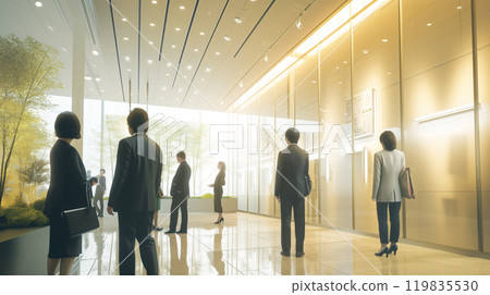 Image material that evokes meetings, business negotiations, and business scenes 119835530
