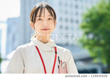 Portrait of young nurse Portrait of young nurse 119835830