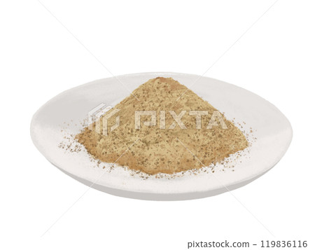Salt and pepper (with plate) 119836116