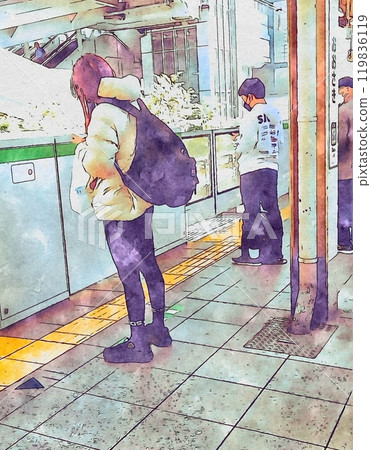 通勤列車 通勤列車 119836119