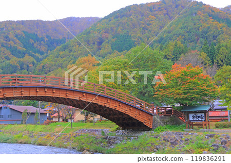 Scenery of the Kiso Bridge at Narai Roadside Station, Shiojiri City, Nagano Prefecture Scenery of the Kiso Bridge at Narai Roadside Station, Shiojiri City, Nagano Prefecture 119836291