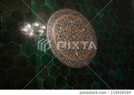 土耳其布爾薩綠色 Camii 圓盤 土耳其布爾薩綠色 Camii 圓盤 119836584