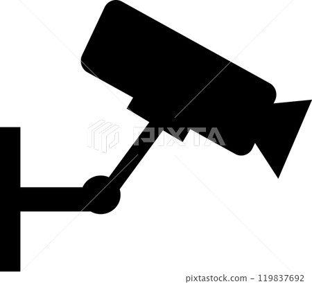 Illustration material of security camera 119837692