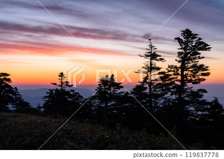 [群馬縣]初夏澀嶺的黎明，從國道最高點看到的壯麗景色 119837778