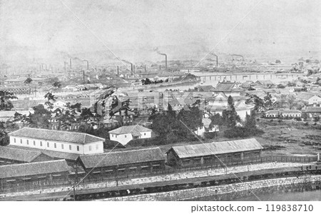 明治時期的日本大阪 119838710