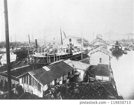明治時期的日本大阪，大阪製鐵所 119838713