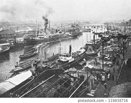 明治時期的日本大阪 明治時期的日本大阪 119838716