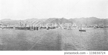 Japan in the Meiji Period: Kobe Port, Hyogo 119838724