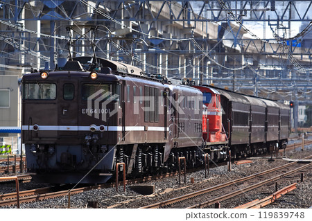 棕色JNR電力機車：EF64-1001 119839748