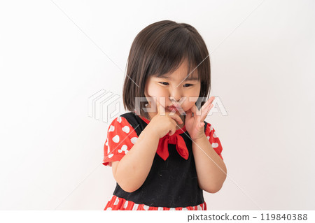Child in a bad mood Child in a bad mood 119840388