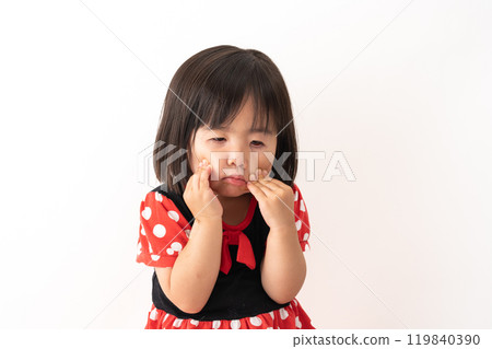 Girl funny face Girl funny face 119840390