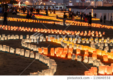 《Tokyo》Odaiba Seaside Lights Festival and night view of Odaiba Seaside Park 《Tokyo》Odaiba Seaside Lights Festival and night view of Odaiba Seaside Park 119840558