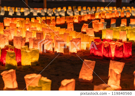 《Tokyo》Odaiba Seaside Lights Festival and night view of Odaiba Seaside Park 《Tokyo》Odaiba Seaside Lights Festival and night view of Odaiba Seaside Park 119840560