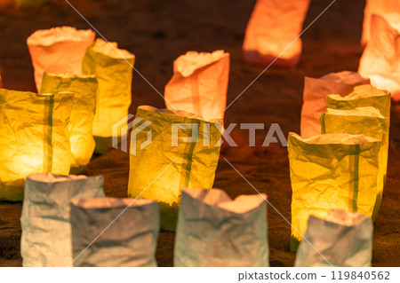 《Tokyo》Odaiba Seaside Lights Festival and night view of Odaiba Seaside Park 119840562