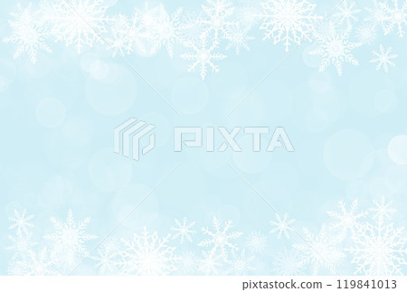 Snowflake illustration background material 119841013