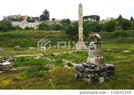 土耳其伊茲密爾附近以弗所阿耳忒彌斯神殿遺址 土耳其伊茲密爾附近以弗所阿耳忒彌斯神殿遺址 119841339