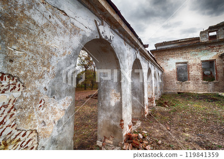 The ruins of a building The ruins of a building 119841359