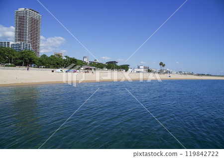 神戶、須磨海岸、須磨海濱公園、須磨海灘列車 神戶、須磨海岸、須磨海濱公園、須磨海灘列車 119842722