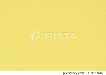 Simple background material made of washi paper (plain, yellow) 119843687