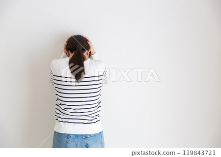 depressed woman 119843721