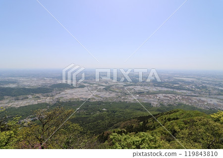 A view from the summit of Mount Nantai on Mount Tsukuba in Ibaraki Prefecture in May 2024 119843810