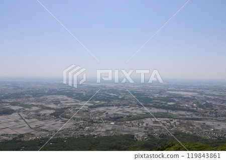 A view from the summit of Mount Nantai on Mount Tsukuba in Ibaraki Prefecture in May 2024 119843861