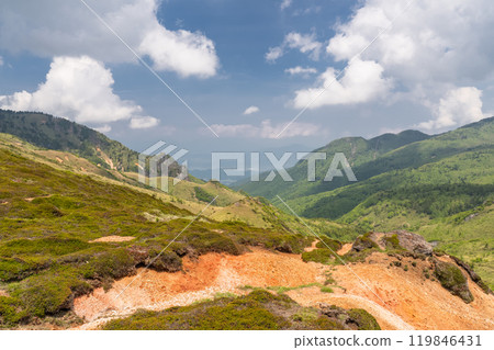 <Nagano Prefecture> Kenashi Pass in summer 119846431