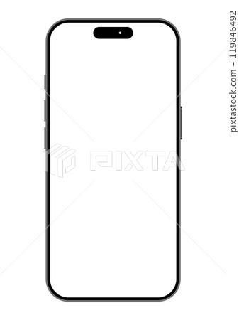 Smartphone front illustration 119846492