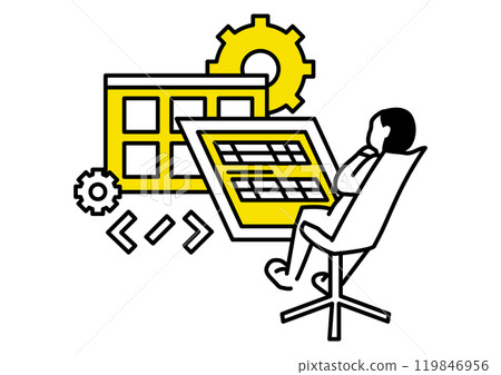 工程和編程插圖 119846956