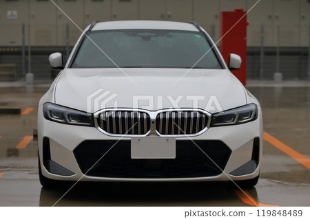 White German car image 119848489