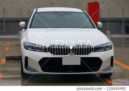 White German car image 119848492