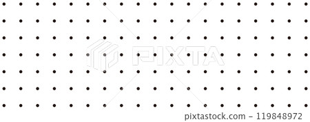 圓點背景素材、卡通屏風素材 119848972